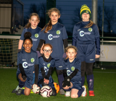 Read more about Wallsend Boys Club Girls team kits sports Children North East logo!