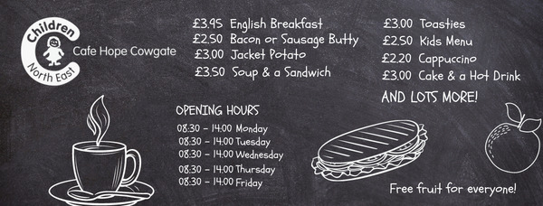 Cafe Hope Website Banner